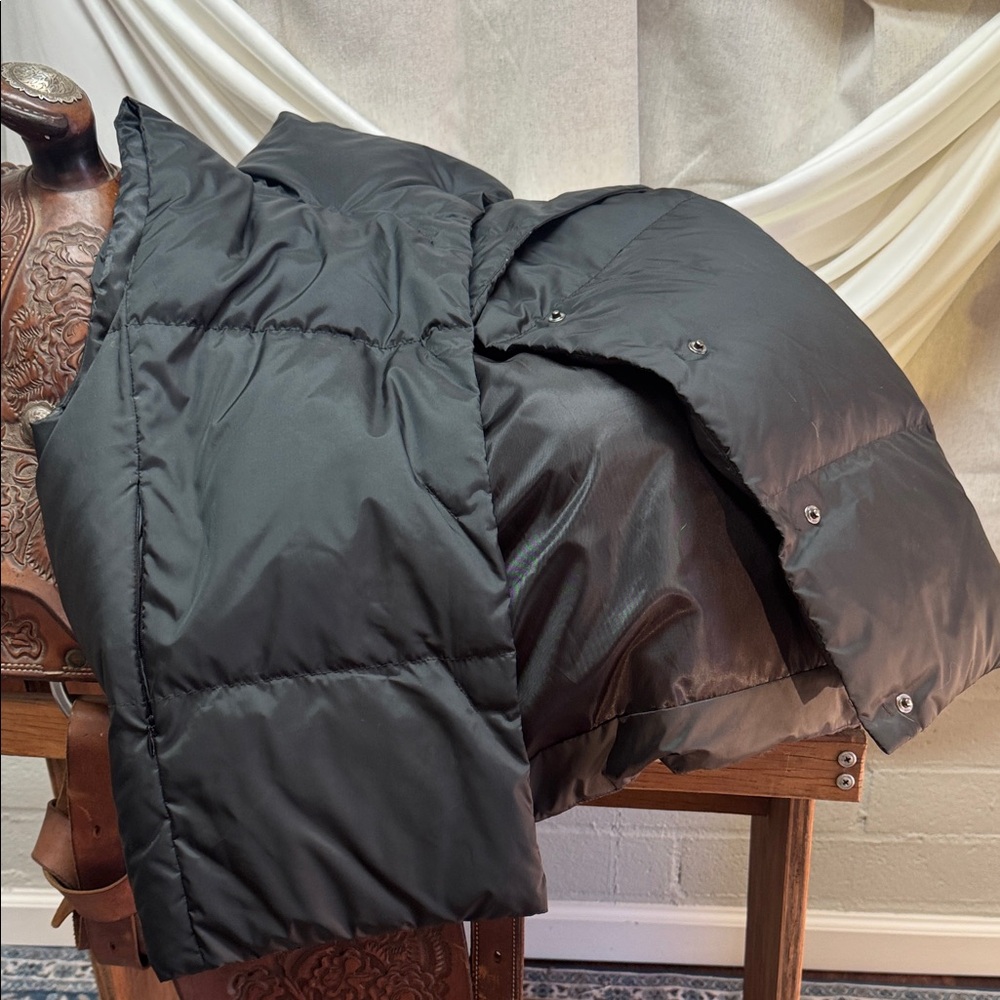 Theory Charcoal Quilted Vest